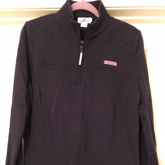 Vineyard Vines Jackets & Blazers - VINEYARD VINES WOMENS HALF-ZIP NAVY LARGE